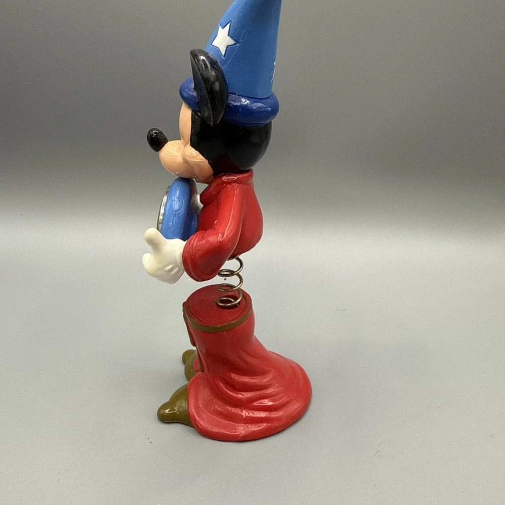 Walt Disney Fantasia Mickey‎ Sorcerer Clock Bobblehead Springy